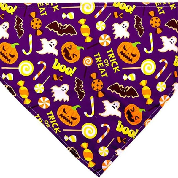 Dog Bandanas for Halloween,6Pcs Pet Triangle Bibs Scarf Autumn Cute Dog Bandanas Pumpkin Bat Spider Pet Scarf Accessories for Small Dogs Cats Pets(Random Color)