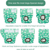 Reusable Dog Diapers Female Small Medium Large 3 Pack Washable Doggie Diapers Puppy Period Pants for Doggy Heat Cycle Peeing D29XS