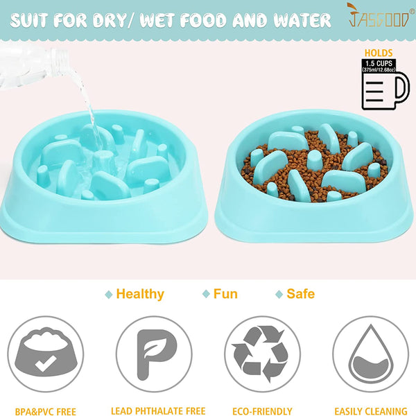 Dog Feeder Slow Eating Pet Bowl Eco-Friendly Non-Toxic Preventing Choking Healthy Design Bowl for Dog Pet Stop Bloat Bowl