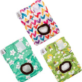 Reusable Dog Diapers Female Small Medium Large 3 Pack Washable Doggie Diapers Puppy Period Pants for Doggy Heat Cycle Peeing D29XS