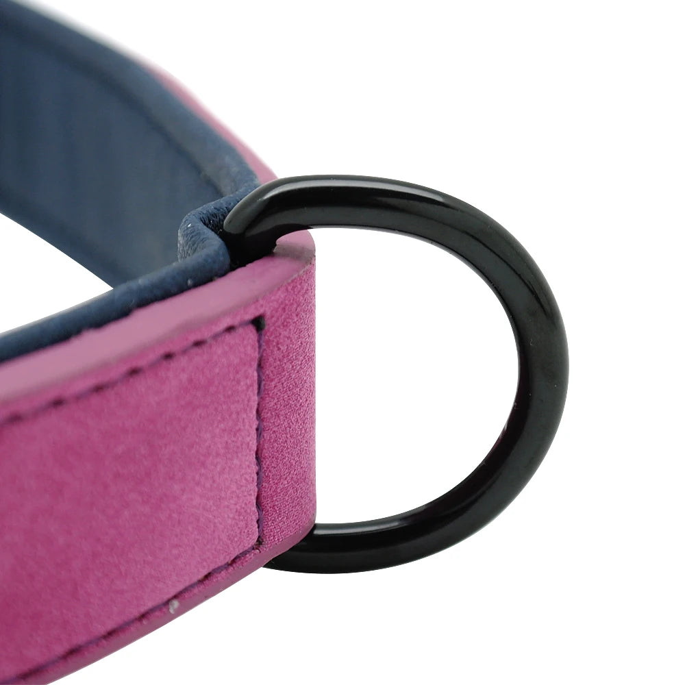 Leather Dog Collar For Small Medium Large Dogs Soft Padded Big Dog Collars for Pitbull Labrador German Shepherd S-XXL