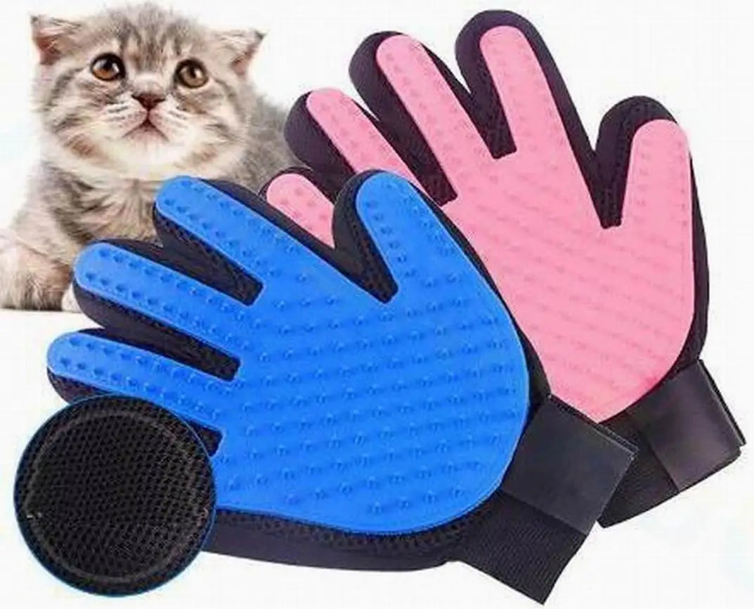 Pet Glove Anti-bite Cat Grooming Gloves dog Bath Clean Massage Hair Remover Brush Cat Hair Deshedding Comb right or left hand