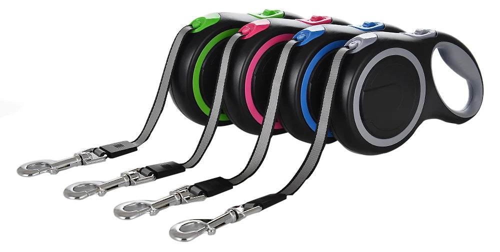 5m 8m 50kg Dog Leash Retractable Roulette Collar for Small Big Dogs Accessories Adjustable Durable Walking Hiking Bulldog Rope