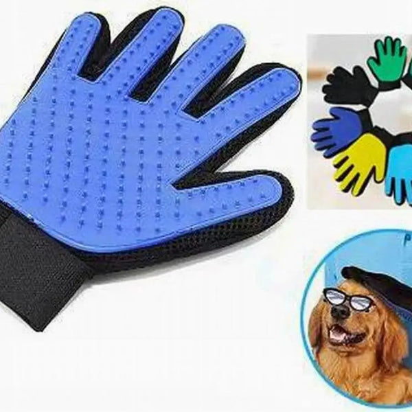 Pet Glove Anti-bite Cat Grooming Gloves dog Bath Clean Massage Hair Remover Brush Cat Hair Deshedding Comb right or left hand