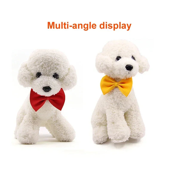 40cm Adjustable Dog Cat Bow Tie Puppy Pets Neck Tie Pet Supplies Kitten Cat Dog Collar Strap Cat Dog Grooming Accessories 1PC