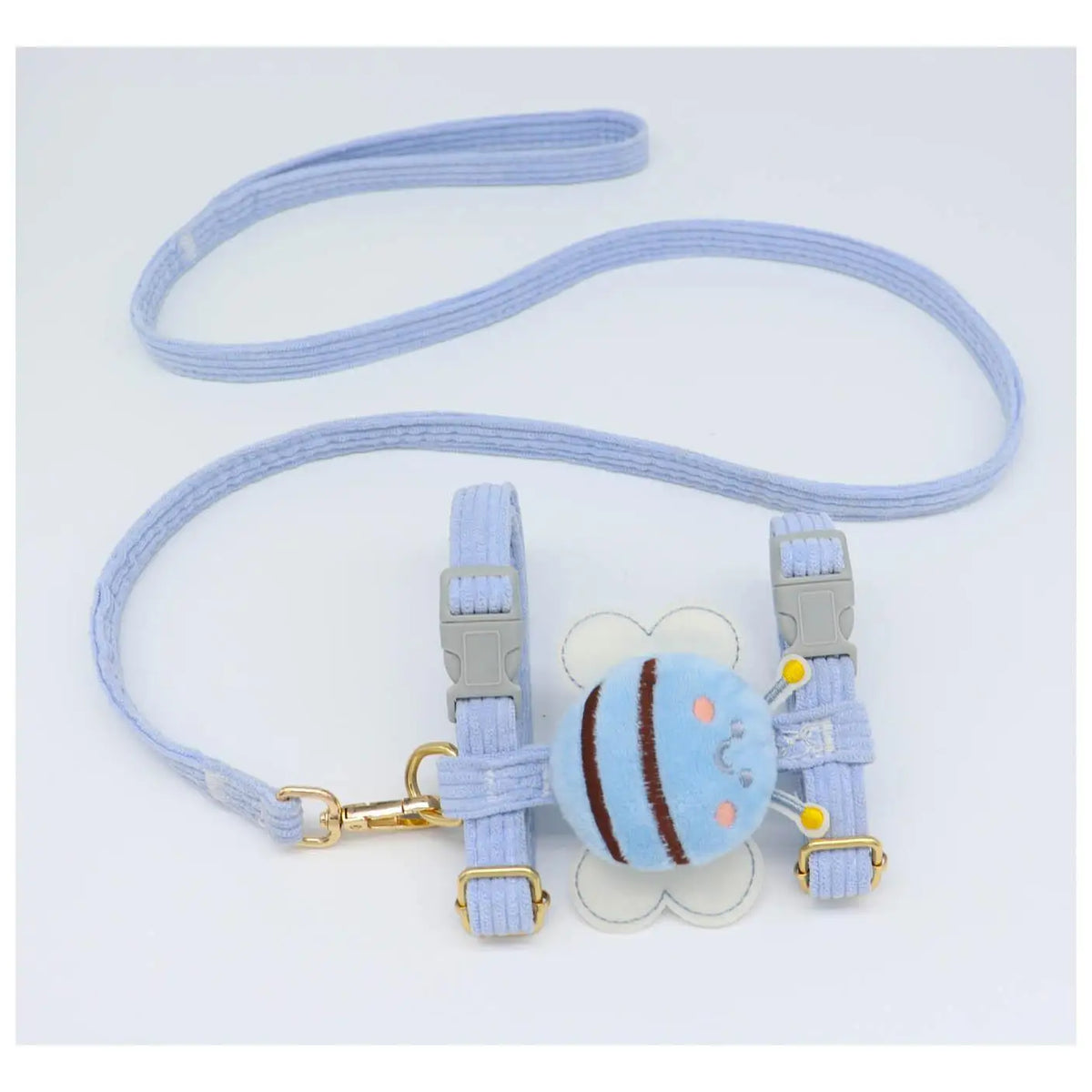 Pet  Puppy Dog Harnesses Leash Set Bee Animals Shape Dog Cat Harnesses Soft Adjustable Outdoor Walking Anti-lost Leash Supplies