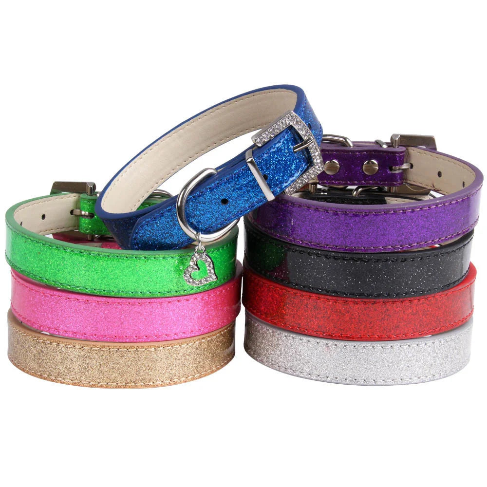 Dog Collar with Rhinestones for Small Dogs Necklaces for Dogs S M L XL XXL Chain Large dog  Chihuahua Pet supplies