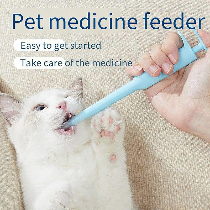Medicine Feeder Handheld Multifunctional Pill Shooter Cat Dog Syringe Dispenser Plastic Feeding Syringe Pet Supplies For Daily