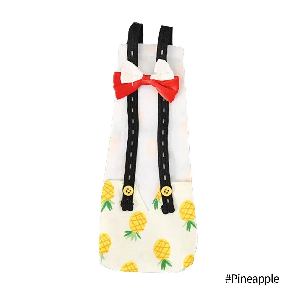 Reusable S/M/L Farm Pet Goose Diaper Hen Chicken Duck Poultry Diaper Cloth Washable Costume Diaper with Bow Knot Goose Supplies
