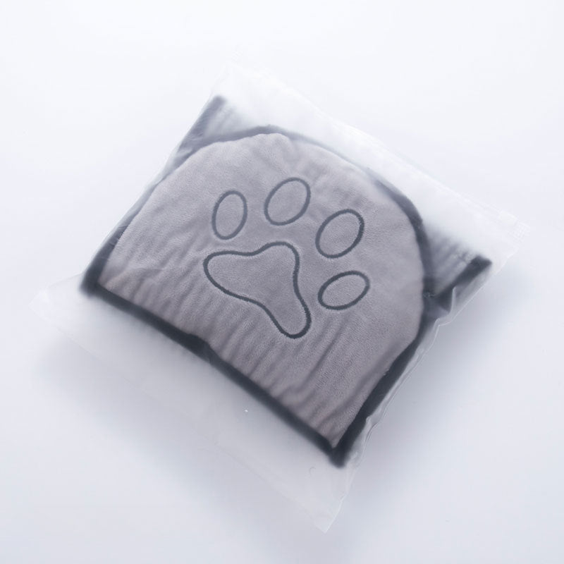 Soft Dog Bath Robe Towel Quick Dry Pet Towel Fiber Absorbent Cat Bath Towel Convenient Pet Cleaning Washcloth Dog Accessories