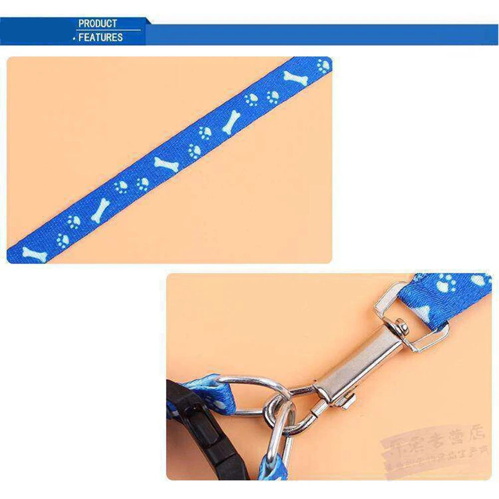 Polyester Pet Chest  Strap Soft Breathable Harness Rope Leash For Medium/large Dogs Cats Accessories Pet Supplies