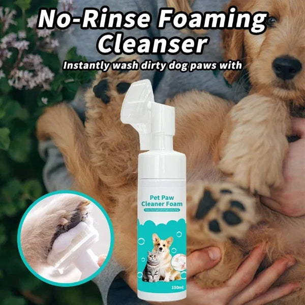 150 Ml Pet Dog Paw Cleaning Foam Convenient Cat and Dog Foot Cleaning Detergent Pet Care Easy Cleaning Pet Supplies