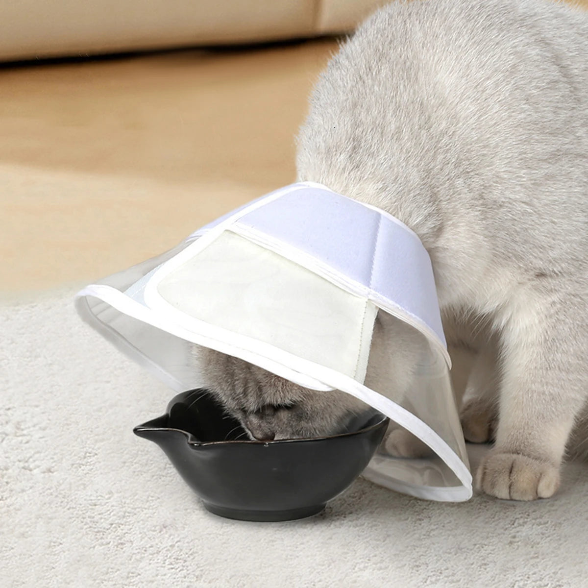 Elizabethan Circle Cat Dog Soft Lightweight Neck Care Waterproof Anti-licking Anti-scratch Wound Protection Post-operative Care