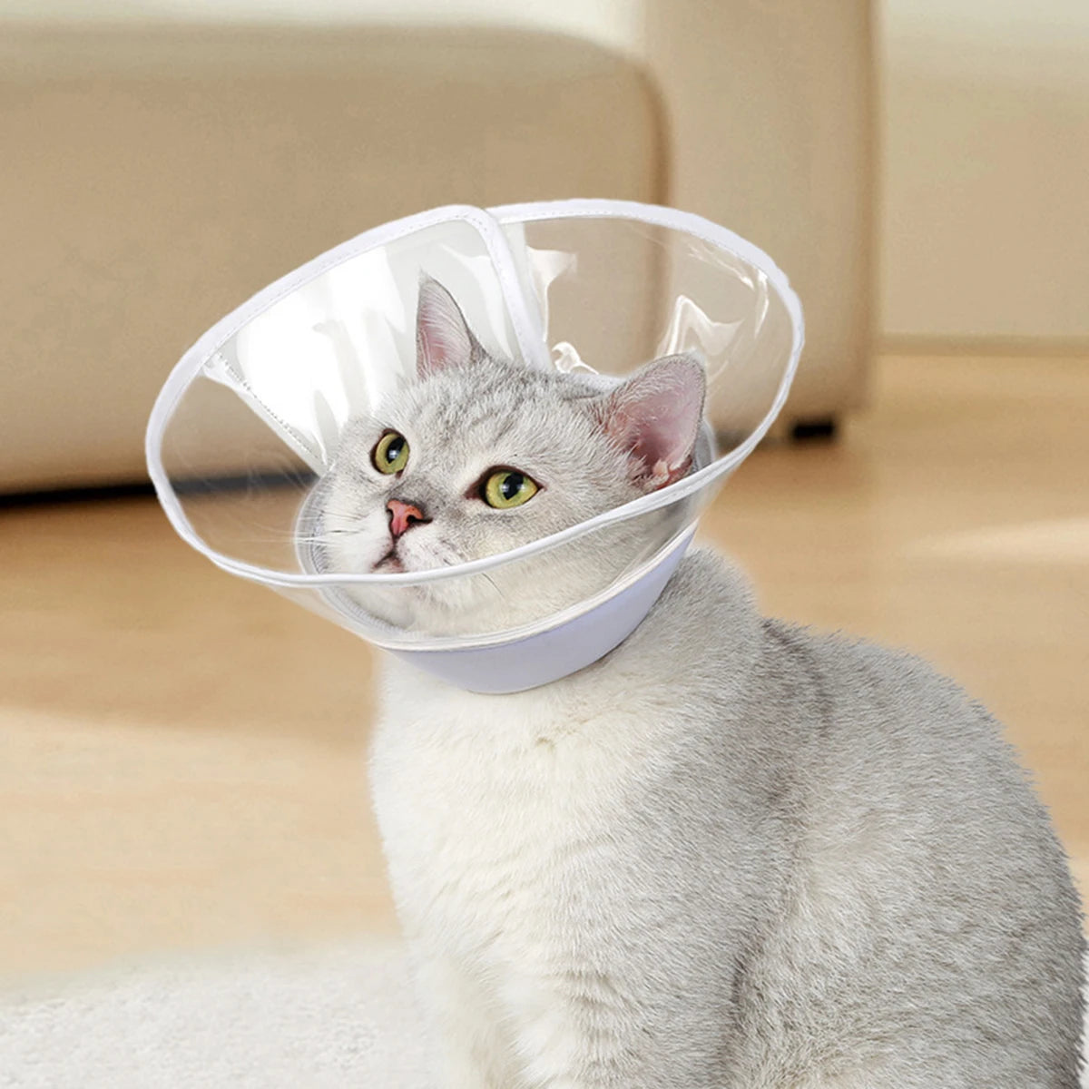Elizabethan Circle Cat Dog Soft Lightweight Neck Care Waterproof Anti-licking Anti-scratch Wound Protection Post-operative Care