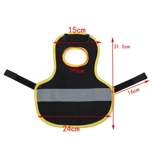 Adjustable Chicken Vest Pet Reflective Vest Chicken Clothes Poultry Hen Saddle Apron Feather Protection Holder For Chicken Duck