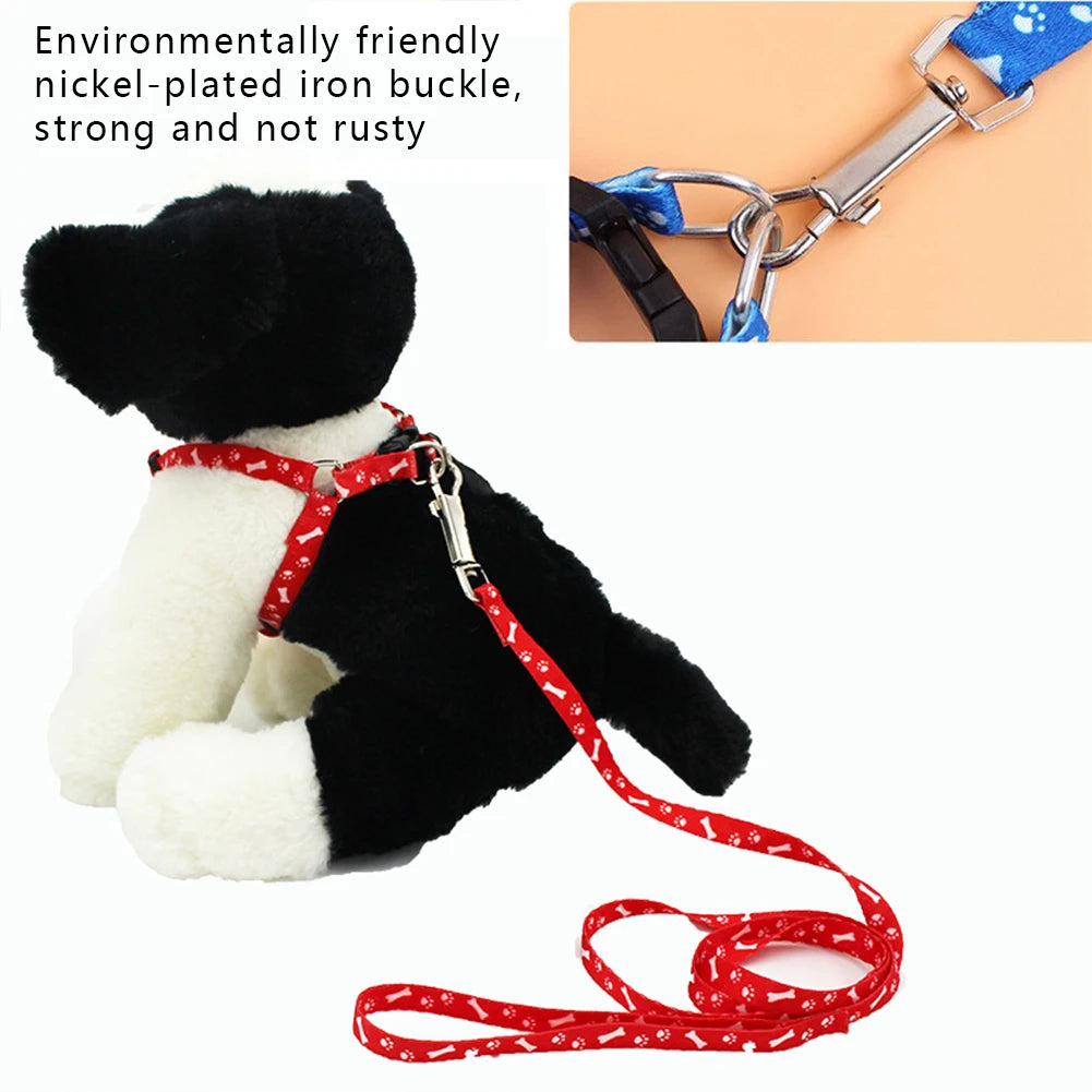 Polyester Pet Chest  Strap Soft Breathable Harness Rope Leash For Medium/large Dogs Cats Accessories Pet Supplies