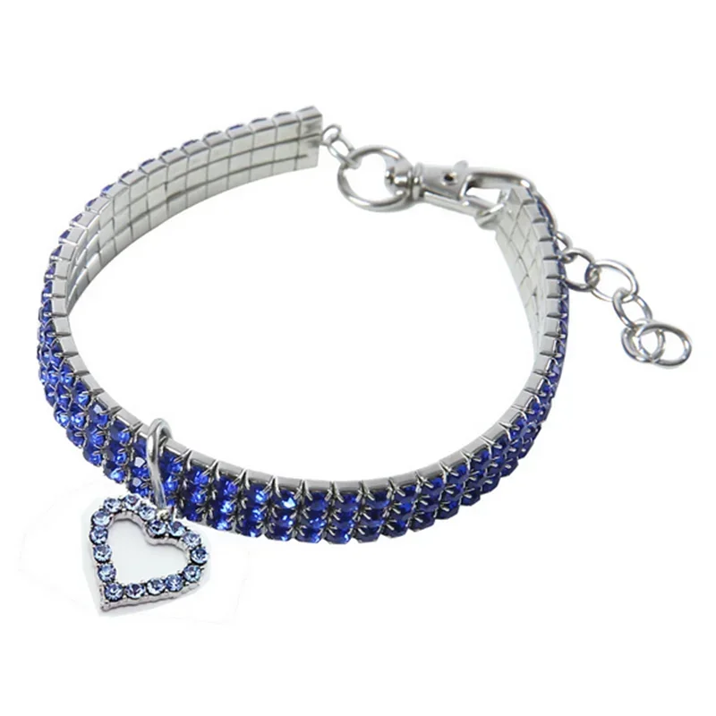 Dog Collars Bling Rhinestone Pet Crystal Diamond Collar For Dogs Cats Leashes Necklace Dog Accessories Pet Supplies