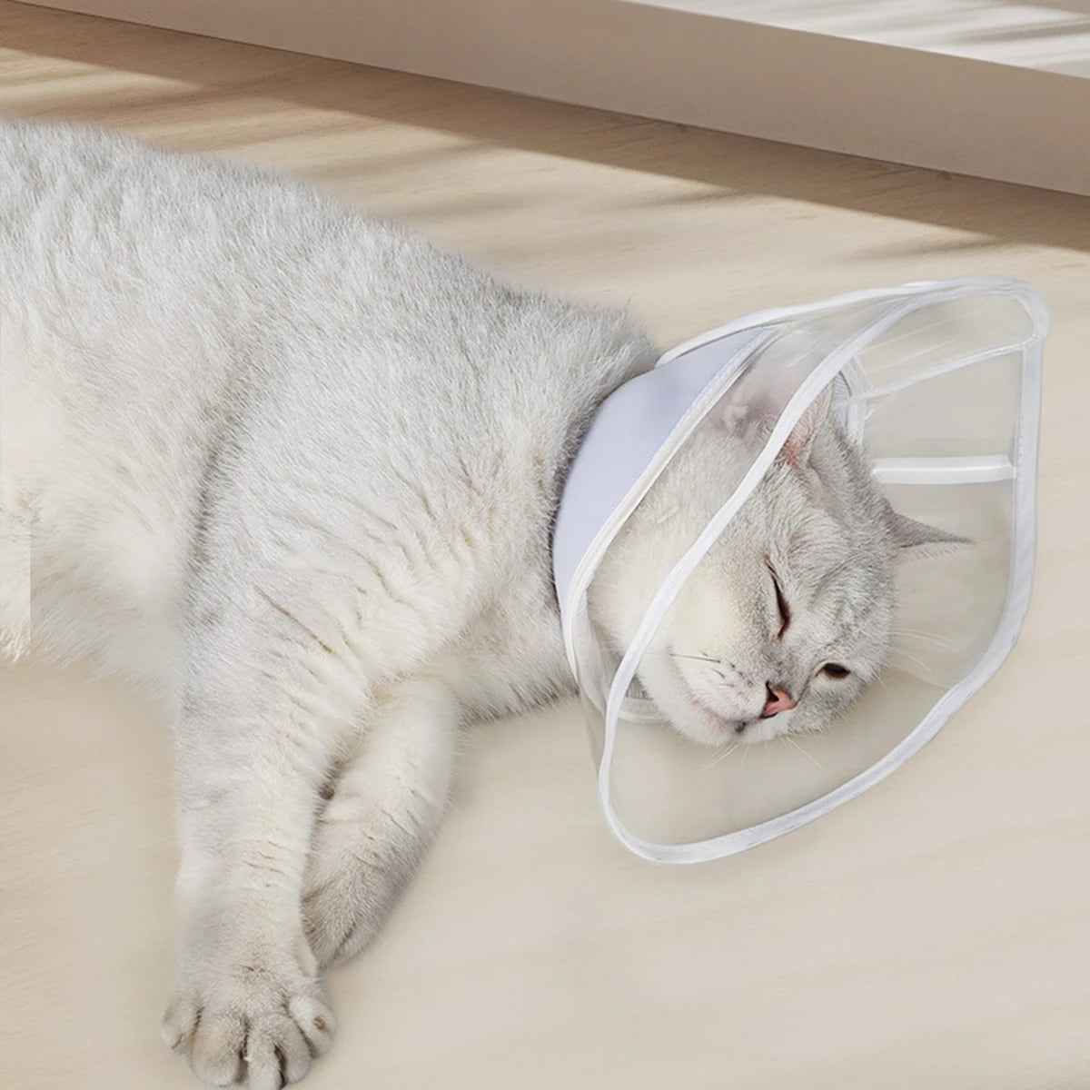 Elizabethan Circle Cat Dog Soft Lightweight Neck Care Waterproof Anti-licking Anti-scratch Wound Protection Post-operative Care