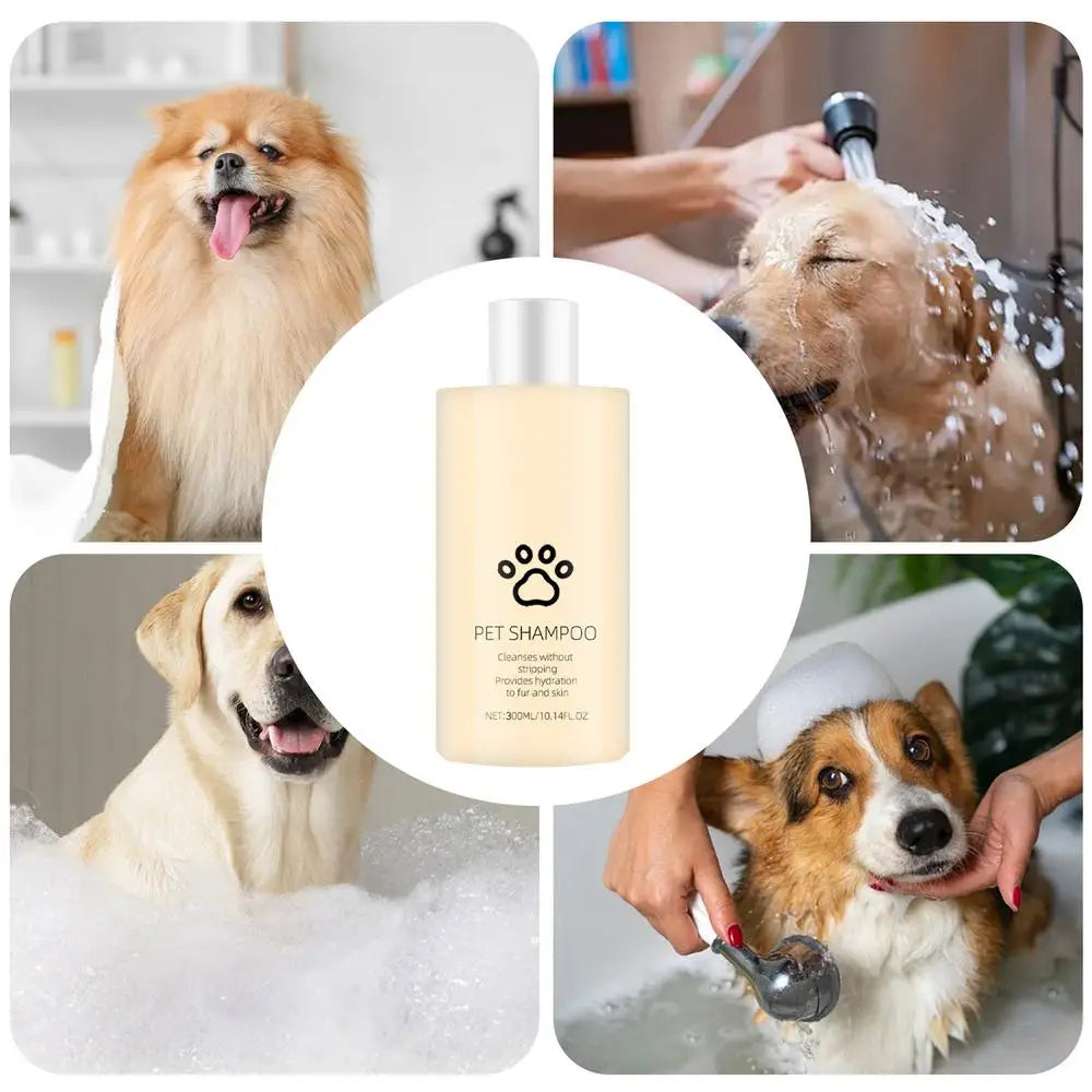 Natural Dog Shampoo Dog Shampoo Itchy Skin Relief 100ml Dog Body Wash Puppy Shampoo For Gentle Grooming Healthy Shiny Hair Easy