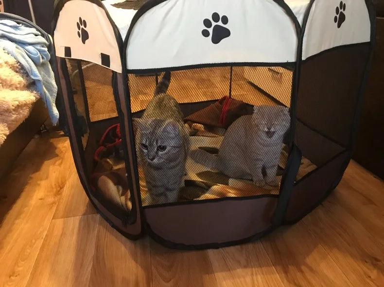 Lightweight Portable Folding Pet Tent Birthing Room Dog House Kennel Houses and Rooms Cats High Quality Durable Pet Playpen Cat