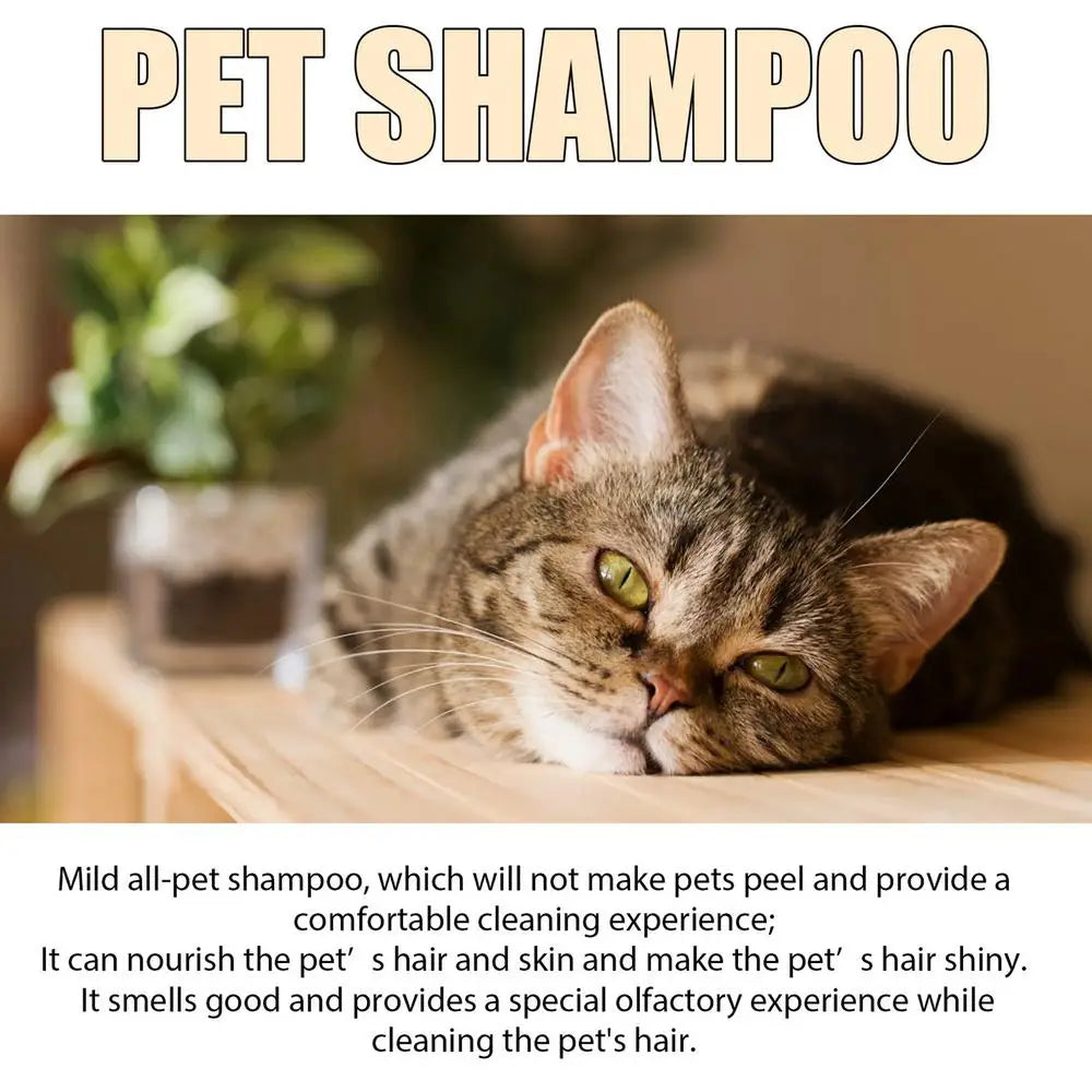 Natural Dog Shampoo Dog Shampoo Itchy Skin Relief 100ml Dog Body Wash Puppy Shampoo For Gentle Grooming Healthy Shiny Hair Easy