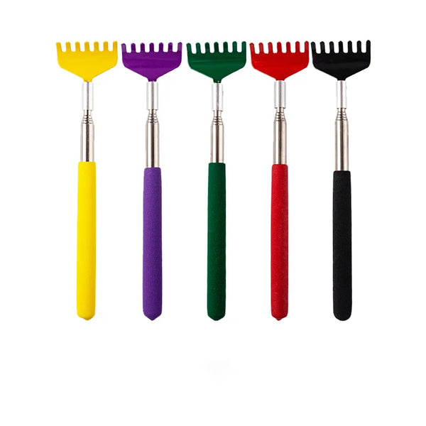 Dog Cat Back Scratcher Brush Stainless Steel Adjustable Massage Telescopic Anti Itch Claw Pet Tickle Grooming Tool Pet Products