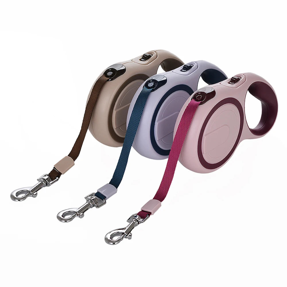 5m 8m 50kg Dog Leash Retractable Roulette Collar for Small Big Dogs Accessories Adjustable Durable Walking Hiking Bulldog Rope