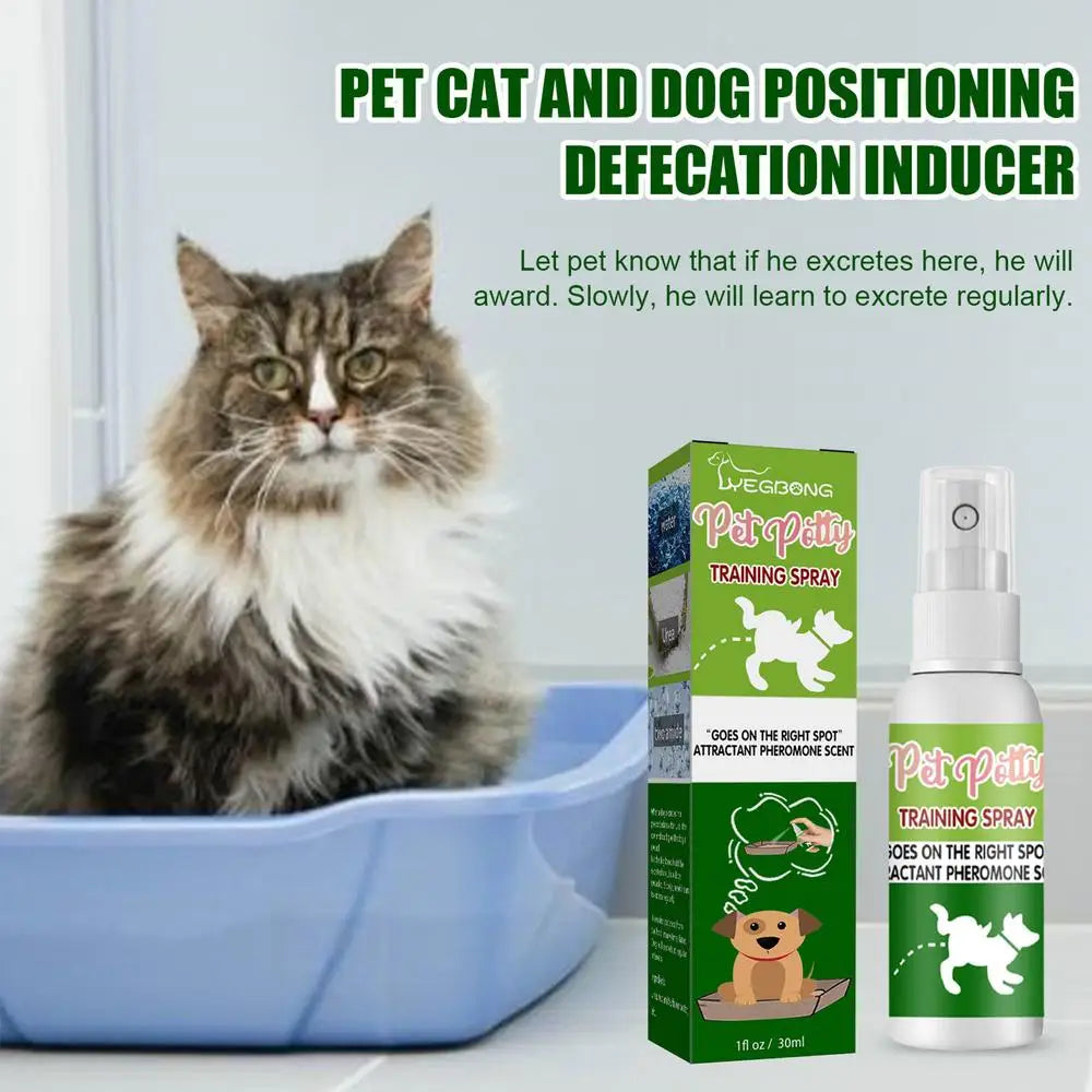 Pet Toilet Training Spray Inducer Dog Poops Cat Pee Positioning Defecation Puppy Stool Location Indoor Pet Potty Training Spray
