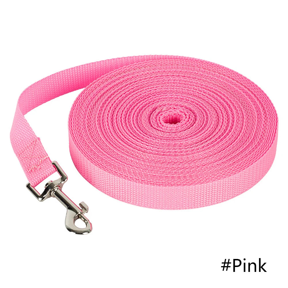 Long Tow Rope Nylon Dog Leashes 6 Colors 1.5M 1.8M 3M 4.5M 6M 10M Pet Walking Training Leash Cats Dogs Harness Collar Lead Strap