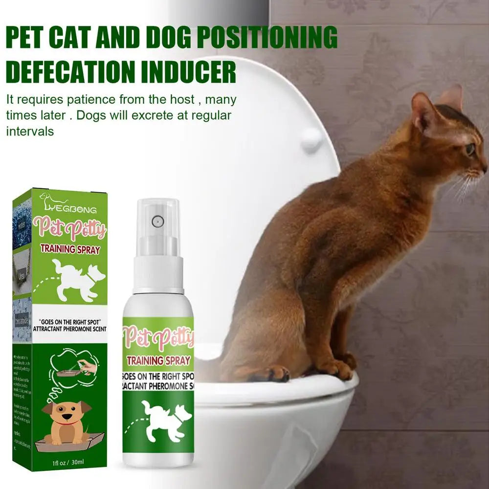 Pet Toilet Training Spray Inducer Dog Poops Cat Pee Positioning Defecation Puppy Stool Location Indoor Pet Potty Training Spray