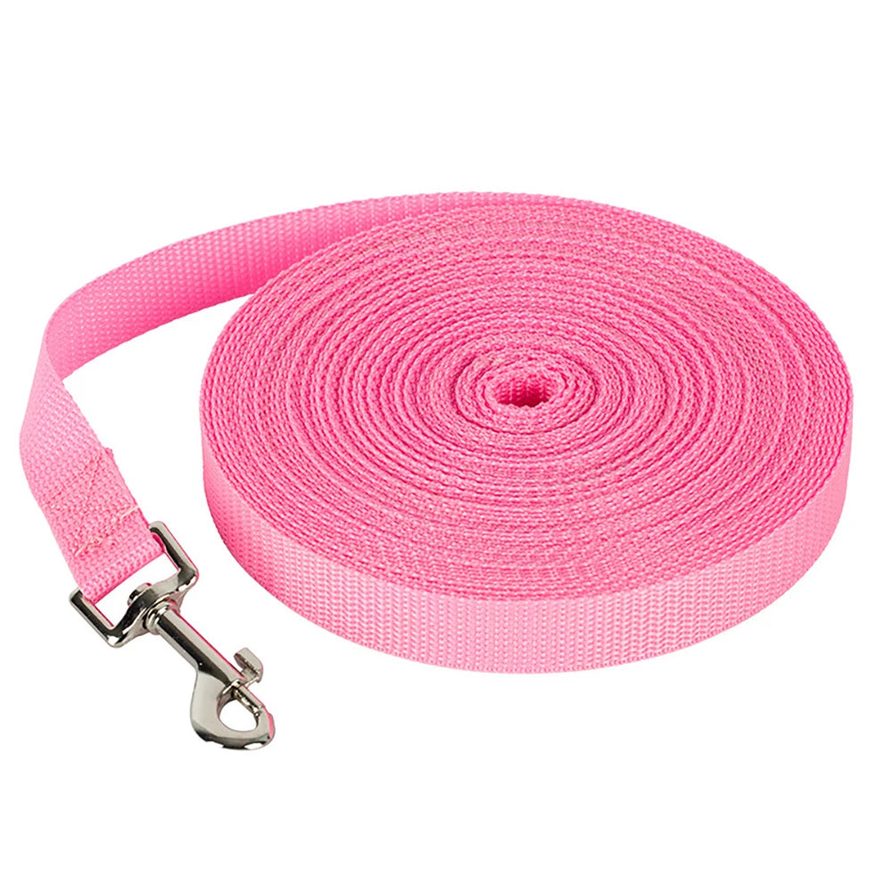 Long Tow Rope Nylon Dog Leashes 6 Colors 1.5M 1.8M 3M 4.5M 6M 10M Pet Walking Training Leash Cats Dogs Harness Collar Lead Strap