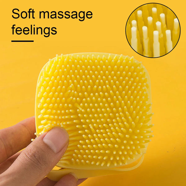 Pet Dog Shampoo Brush Cat Massage Comb Grooming Scrubber Brush for Bathing Soft Silicone Rubber Brushes Pet Shampoo Massager