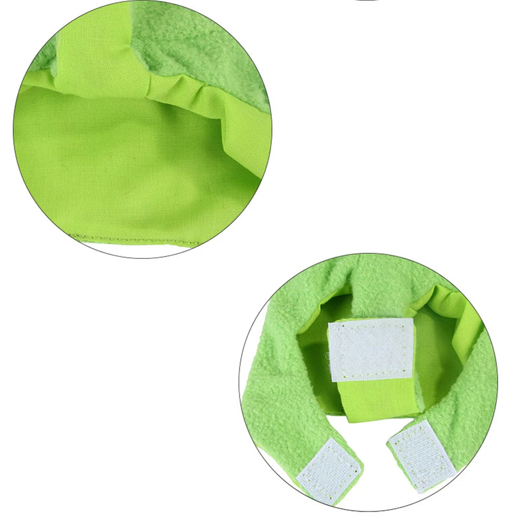 Funny Frog Shape Bird Clothes Medium Large Pet Birds Flight Suit Parrot Cockatiel Pigeons Green Cheek Conure Parakeet Clothing