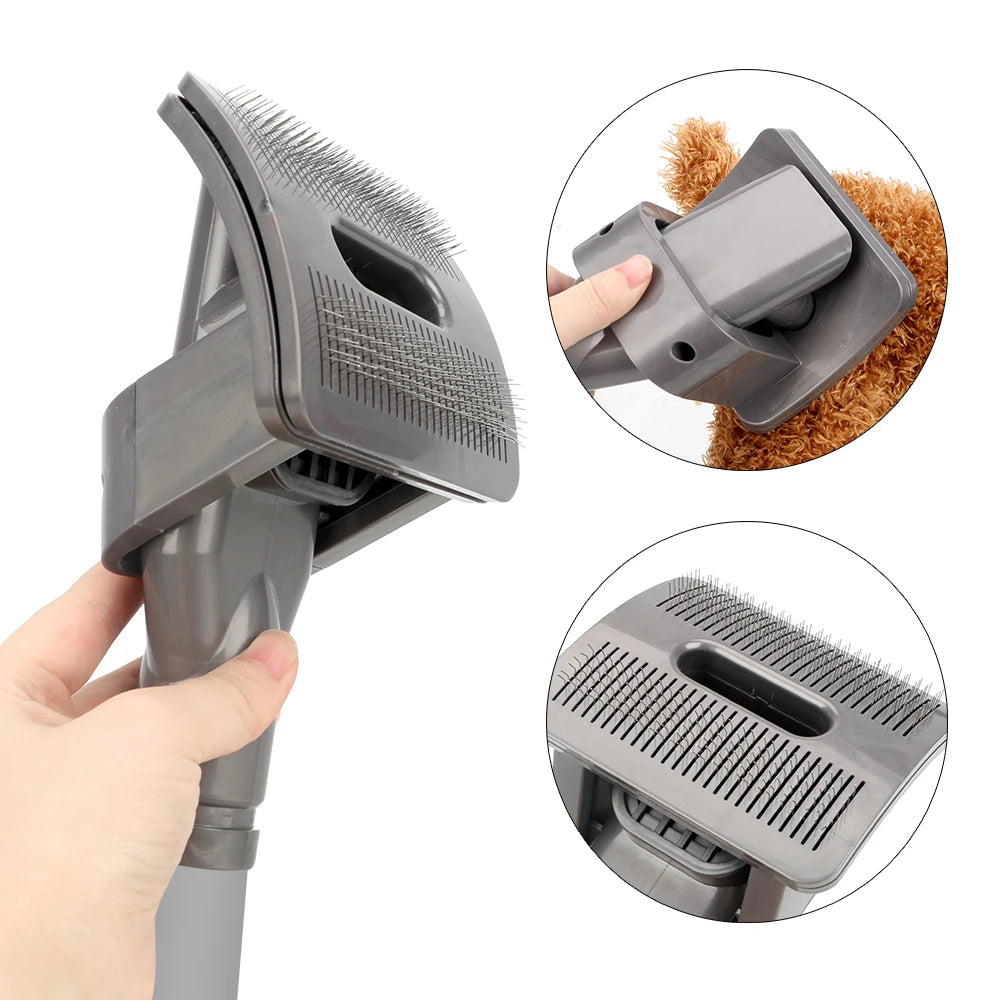 Vacuum Cleaner Grooming Tools Pet Products Pet Fur Hair Vacuum Groomer for Dyson Dog Supplies Dog Cat Combs