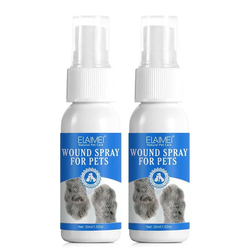 Pets Cats Dogs Prevent Infection Stop Bleeding Minor Skin Wounds Scalds Burns Scratches Topical Use Wound Care Spray