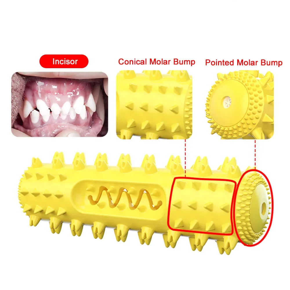 New Product Dog Molar Toothbrush Dog Molar Tooth Stick Puppy Dental Care Durable Dog Chew Toy Elasticity Soft Pet Tooth Cleaning