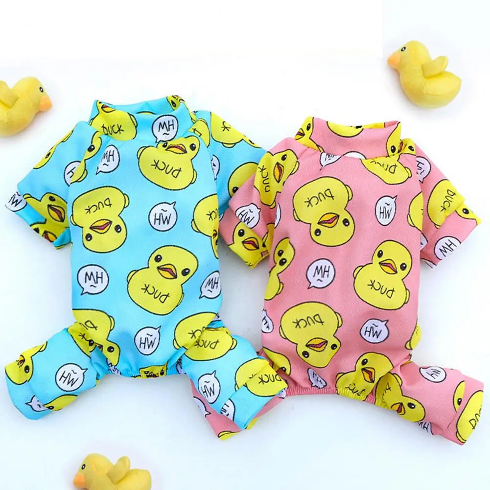 Pet Jumpsuit Adorable Decorating Dog Pajamas Soft Pet Onesies Small Warm Puppy Outfit Cat Clothing Pet Supplies