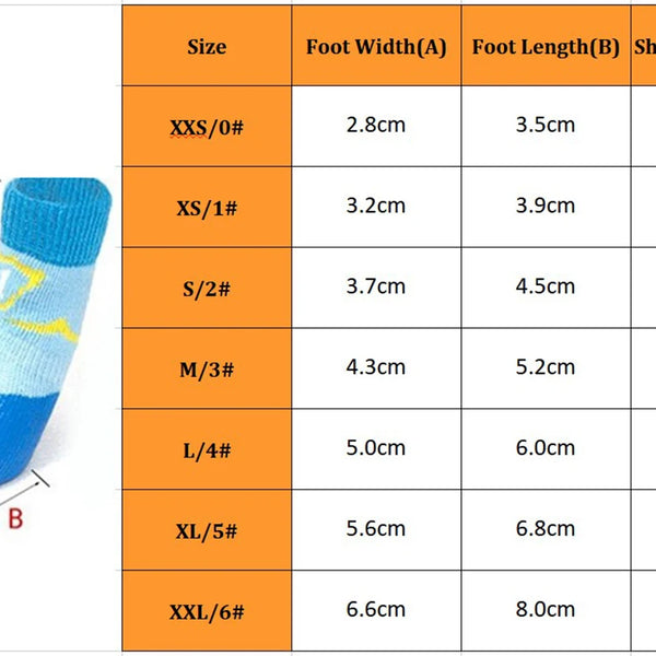 Small Dog Pet Socks Cartton Design 4pcs/Set Waterproof Puppy Shoes Casual Autumn/Winter Pet Socks for Dogs Puppies