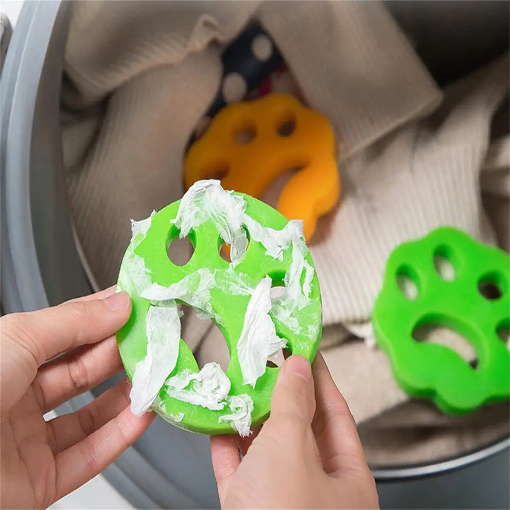 Pet Hair Remover Washing Machine Accessory Cat Dog Fur Lint Hair Remover Clothes Dryer Reusable Cleaning Laundry Dryer Catcher