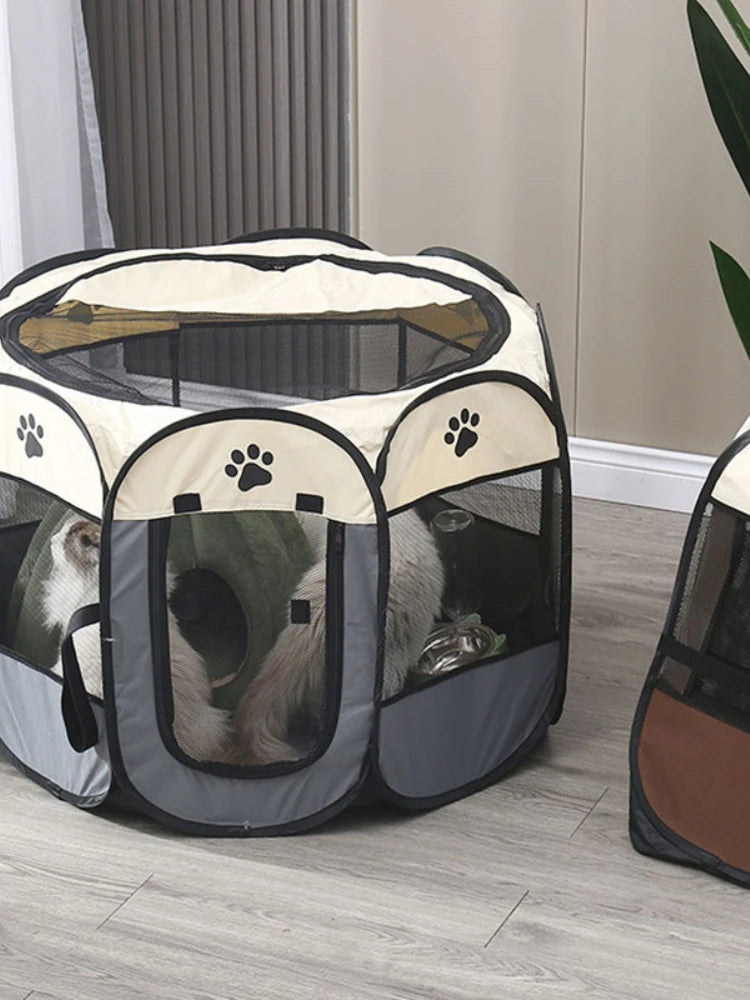 Lightweight Portable Folding Pet Tent Birthing Room Dog House Kennel Houses and Rooms Cats High Quality Durable Pet Playpen Cat