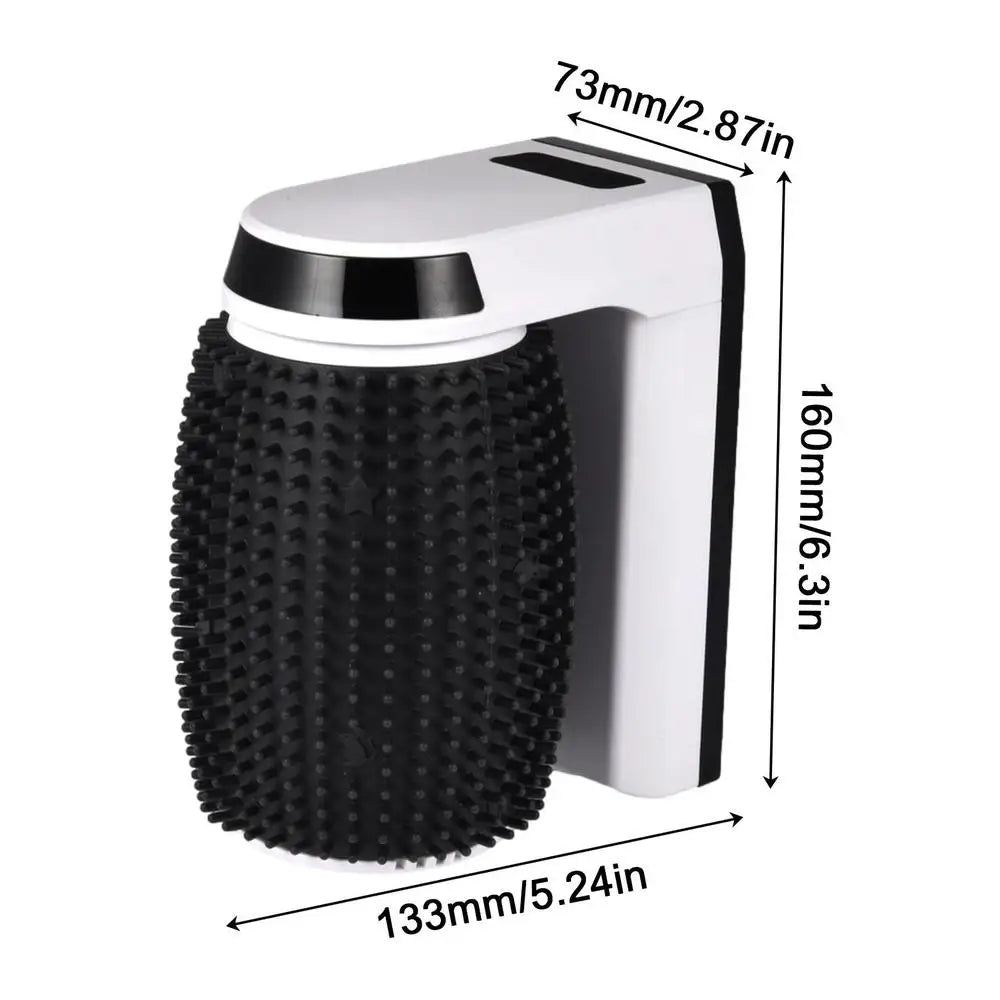 Smart Cat Self Groomer With Catnip Automatic Rotating Cat Massager Wall Corner Groomers Smart Self Cleaning Cat Brush
