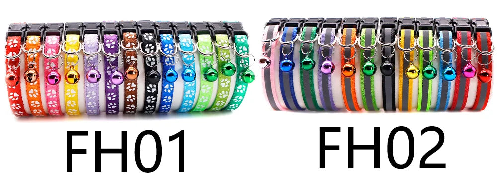 12Pcs Cat Dog Reflective Patch Collar Leash Puppy Chain Belt Identify Adjustable For Breeds Kitty Accessories Prevent Loss