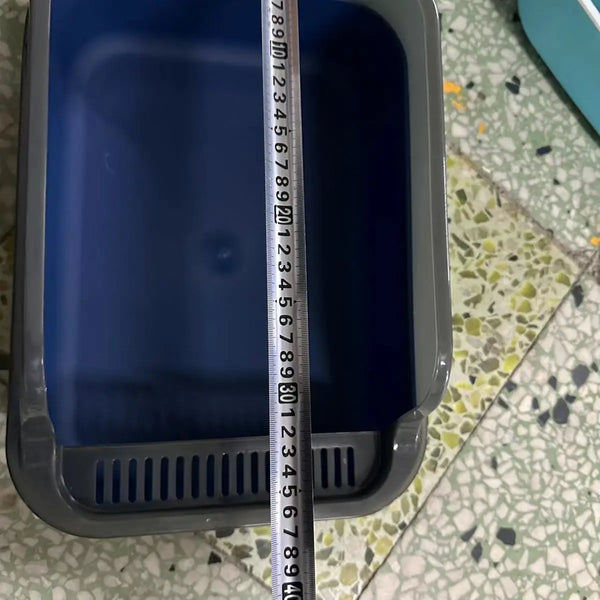 New Premium, Luxurious High-Quality Large Spacious Plastic Cat Litter Box with Anti-Splash Design for Open Cats Toilet. High Cap